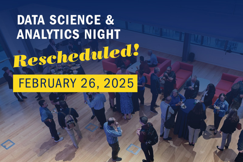Event with people gathering. Includes February 26 date on the graphic.