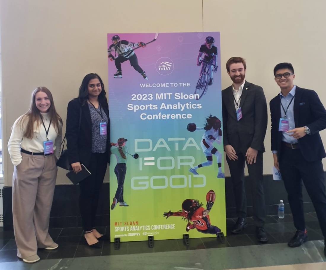 Students at MIT Sloan Conference