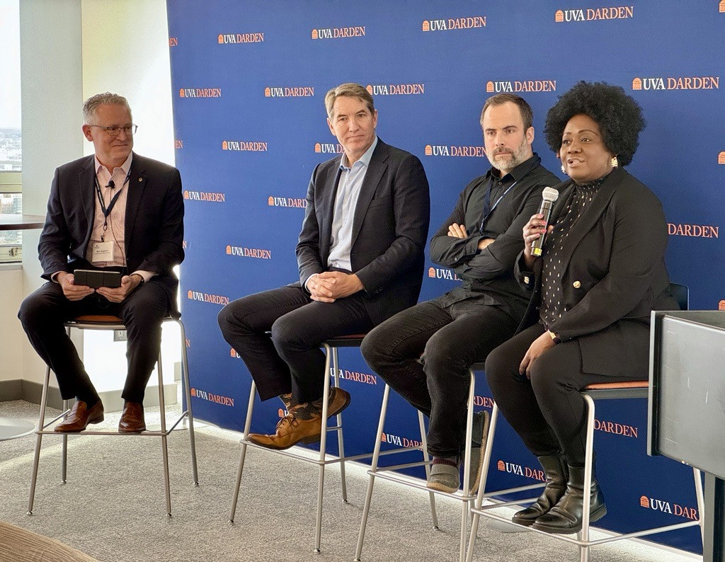 Ethics panel at UVA's UVA Conference on Leadership in Business, Data, and Intelligence.