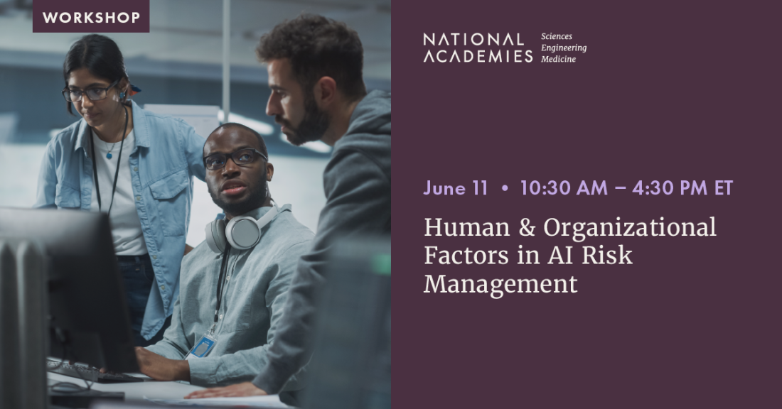A image promoting National Academies workshop on June 11