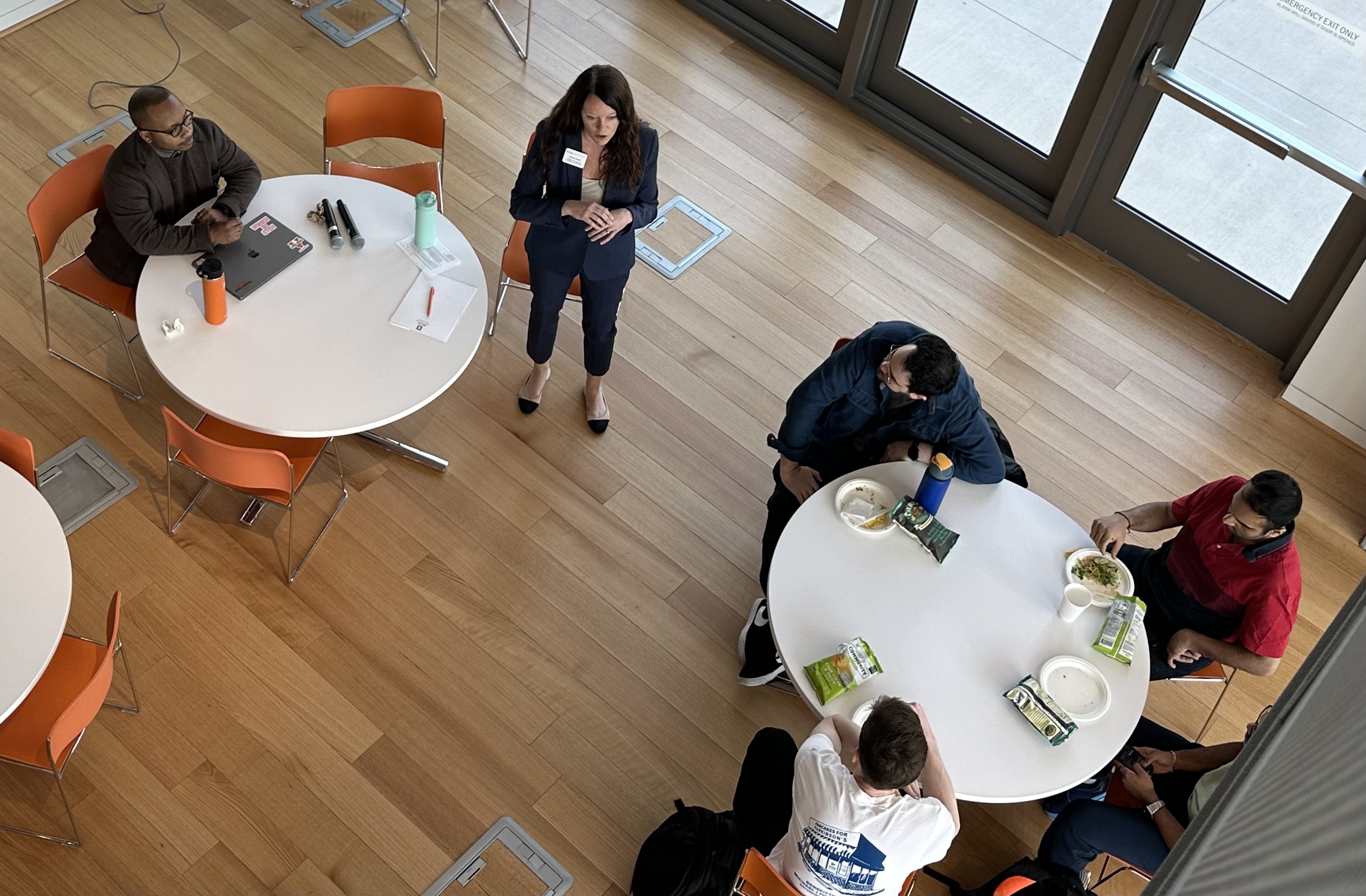 Sarah Rogis and Reggie Leonard addressed MSDS students during the March 2025 Ask-Me-Anything event in the Modeling Your Future Series.